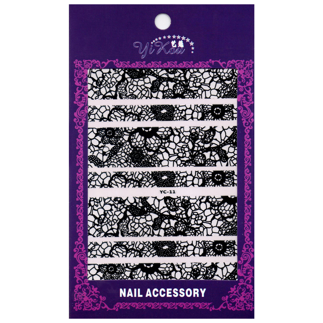 استیکر طراحی ناخن ییکو مدل YC-11