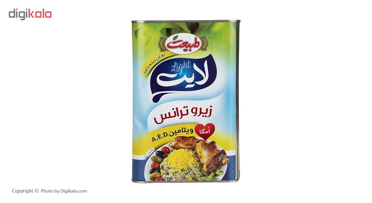 روغن نیمه جامد زیرو ترانس طبیعت - 5 کیلوگرم main 1 2