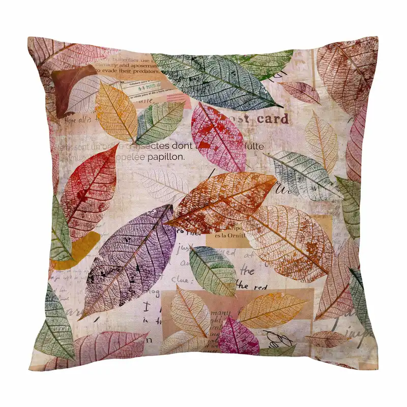 کاور کوسن طرح برگ پاییز کد 694