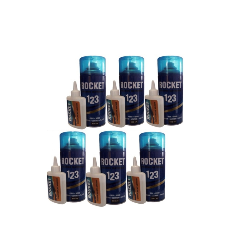 چسب 123 راکت مدل ACTIVATOR 2 حجم 400 میلی لیتر بسته 6 عددی
