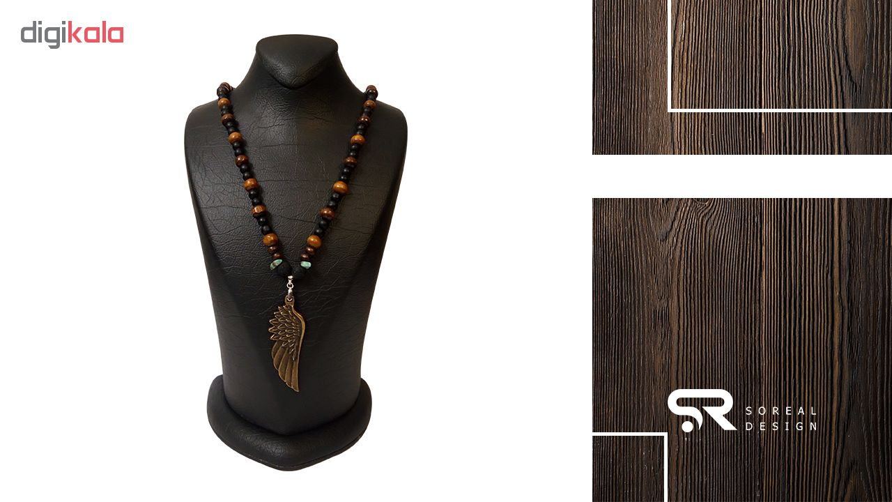 گردنبند مردانه سورئال دیزاین مدل  Flying Wing