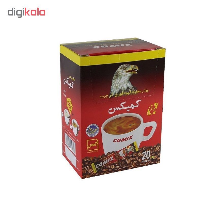 کافی میکس کمیکس مدل 301 بسته 20 عددی main 1 1