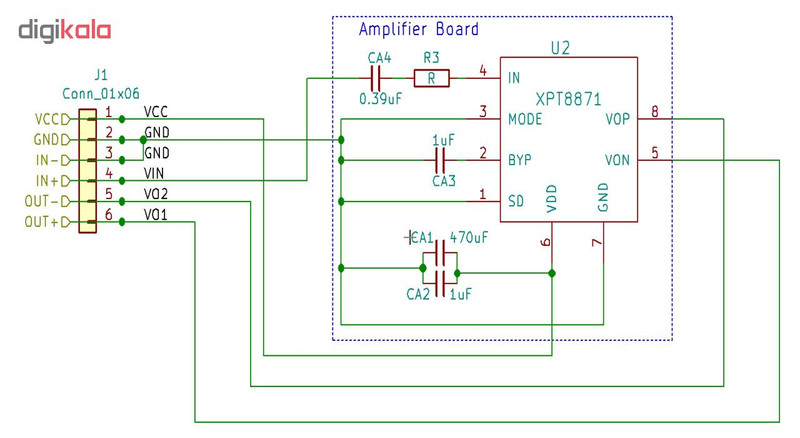 ماژول آمپلی فایر مدل XPT8871