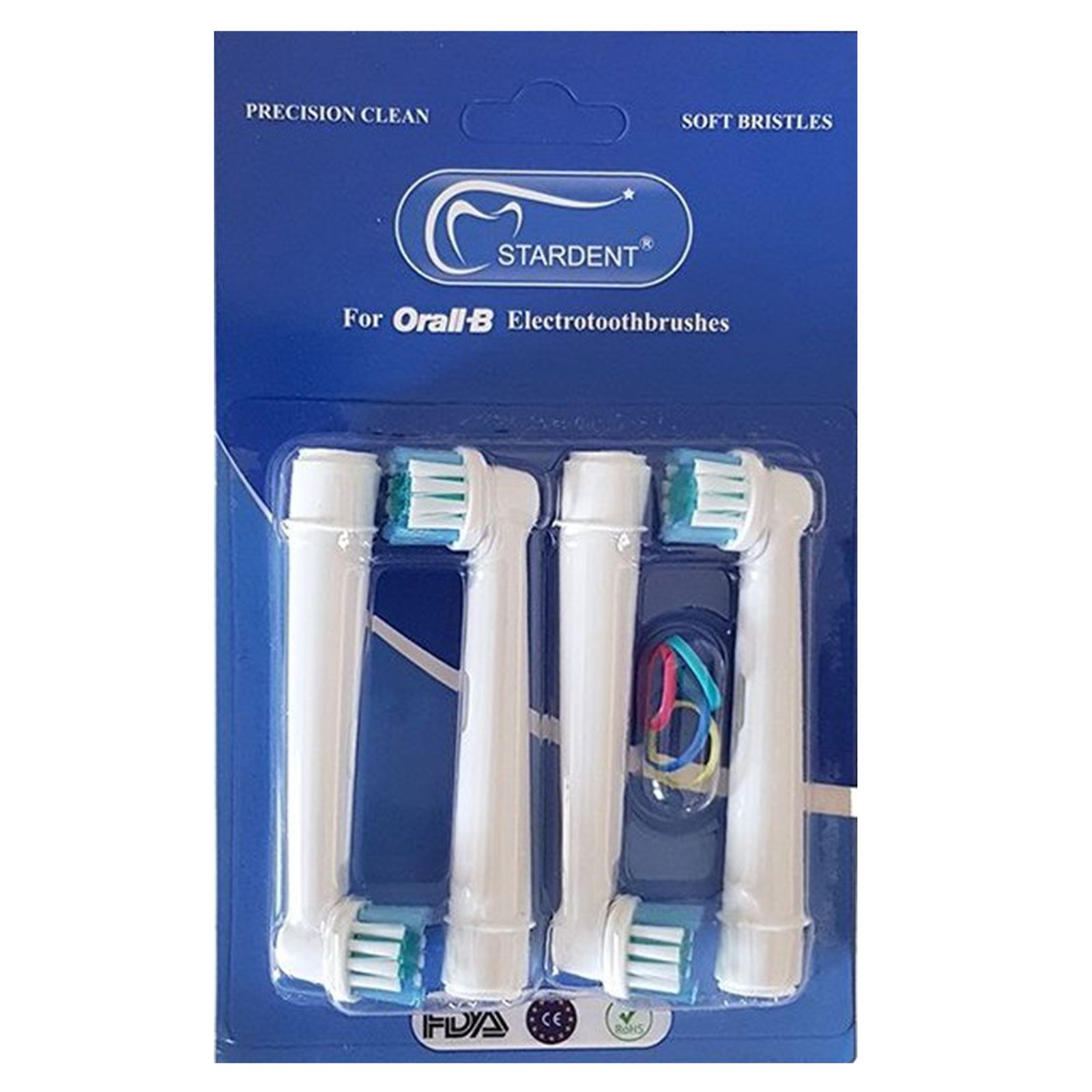 سری یدک مسواک برقی استاردنت مدل Precision Clean بسته 4 عددی - - 1