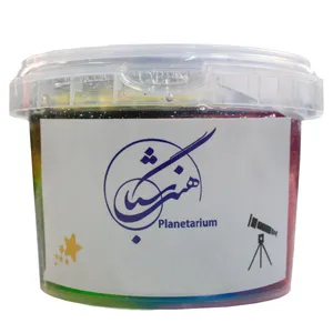 ژل بازی اسلایم شباهنگ طرح رنگارنگ