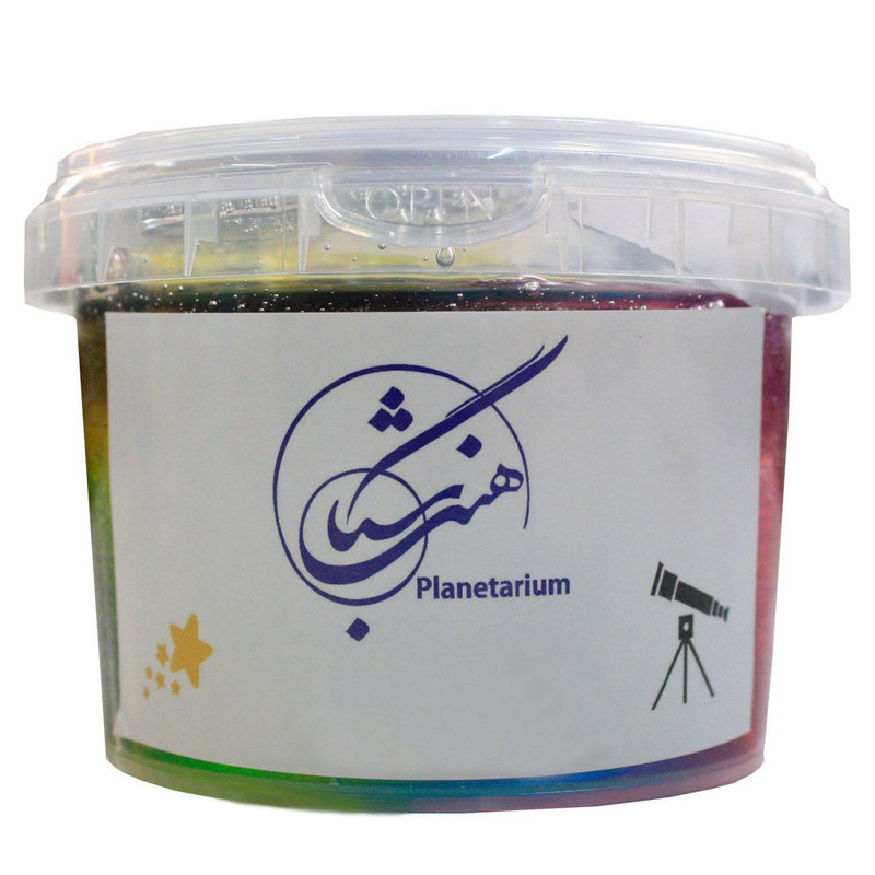 ژل بازی اسلایم شباهنگ طرح رنگارنگ