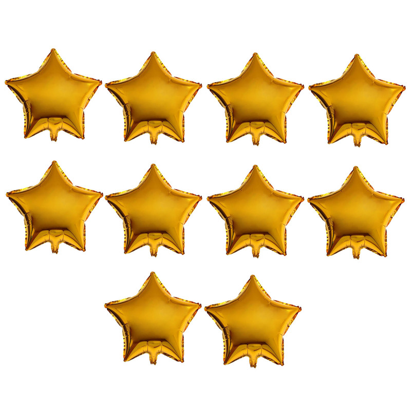 بادکنک فویلی طرح Star کد 206 بسته 10 عددی