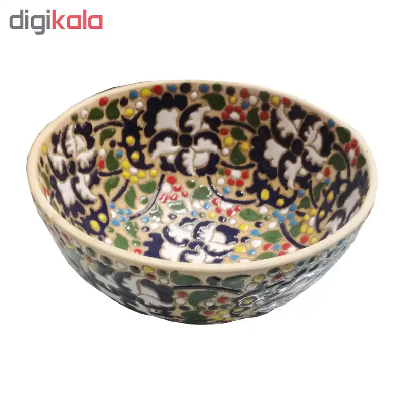 ست کاسه و بشقاب میناکاری کد 01