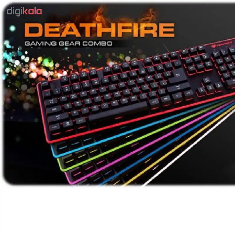 کیبورد و ماوس مخصوص بازی کوگر مدل deathfire Gaer Combo