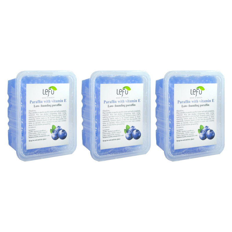 پارافین لفو مدل Blueberry حجم 500 میلی لیتر مجموعه 3 عددی