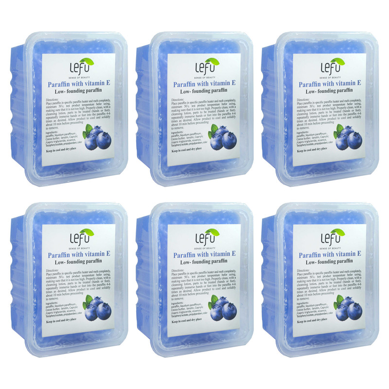 پارافین لفو مدل Blueberry حجم 500 میلی لیتر مجموعه 6 عددی