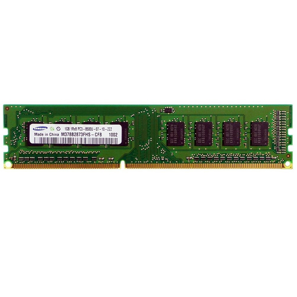 رم دسکتاپ DDR3 تک کاناله 1066 مگاهرتز CL7 سامسونگ مدل M378B2873FHS-CF8 ظرفیت 1 گیگابایت