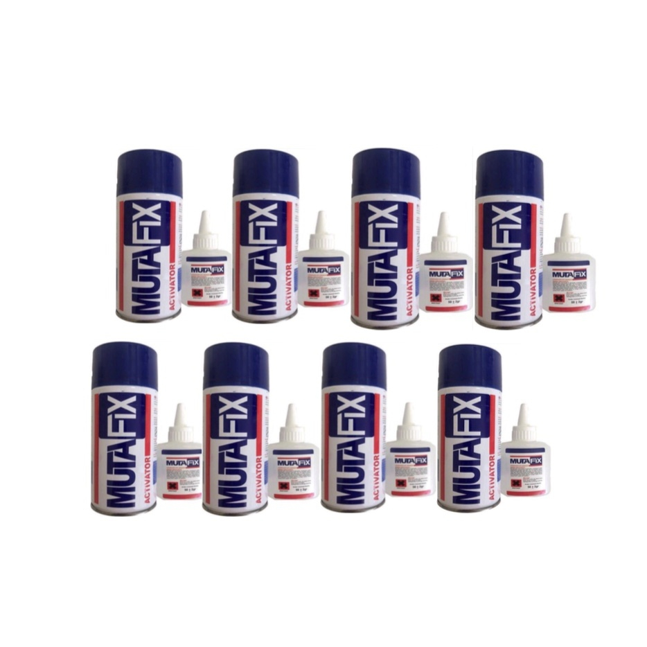 چسب 123 موتافیکس مدل ACTIVATOR حجم 100 میلی لیتر  بسته 8 عددی