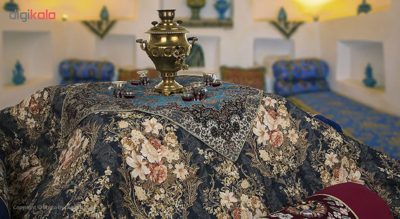 لحاف کرسی هلکو مدل meri-yalda سایز 400*400 سانتی متر