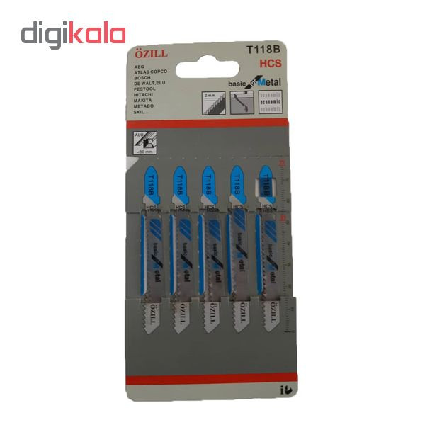 تیغ اره عمودبر آهن ازیل مدل T118B بسته 5 عددی تیغ اره عمودبر آهن ازیل مدل T118B بسته 5 عددی