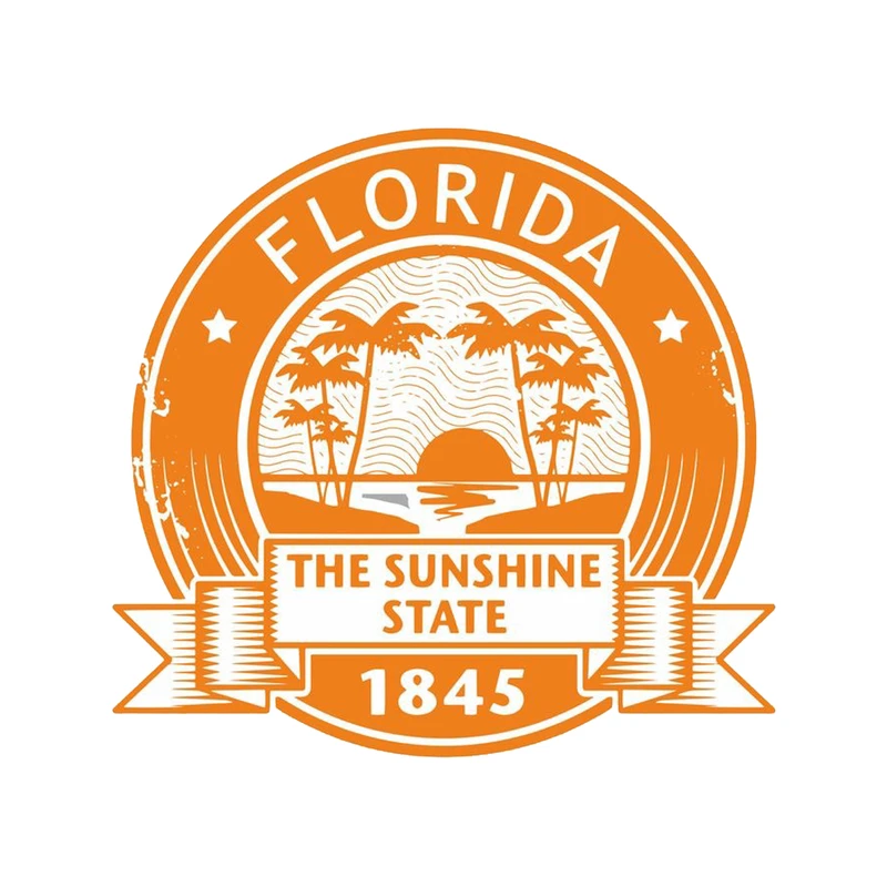 استیکر لپ تاپ طرح Florida کد STL1135
