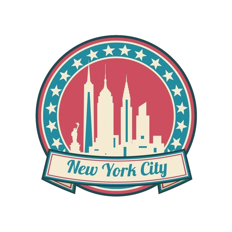 استیکر لپ تاپ طرح New York City کد STL1142