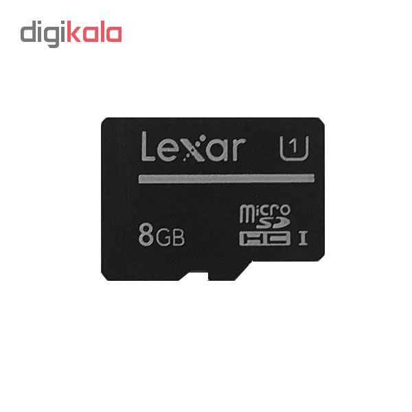 کارت حافظه‌ microSDHC لکسار مدل U1 کلاس 10 استاندارد UHS-I سرعت 40MBps ظرفیت 8 گیگابایت