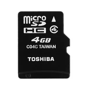 کارت حافظه‌ microSDHC توشیبا مدل C04G کلاس 4 استاندارد UHS-I سرعت 15MBps ظرفیت 4 گیگابایت