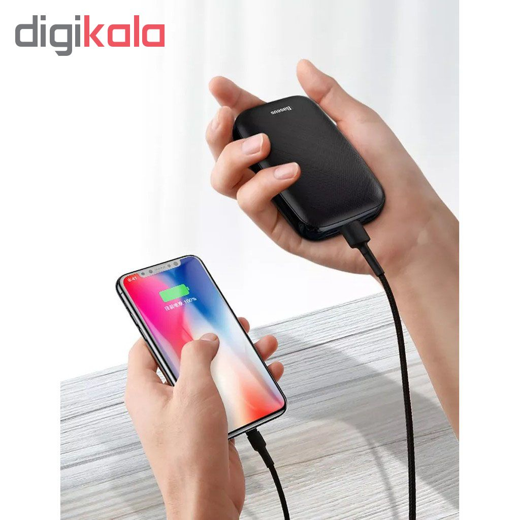 شارژر همراه باسئوس مدل PPALL-XQ01 ظرفیت 10000 میلی آمپر ساعت