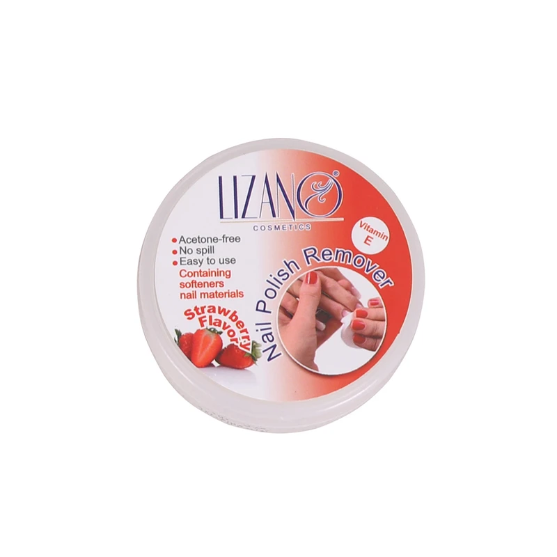 پد لاک پاک کن لیزانو مدل Strawberry بسته 24 عددی