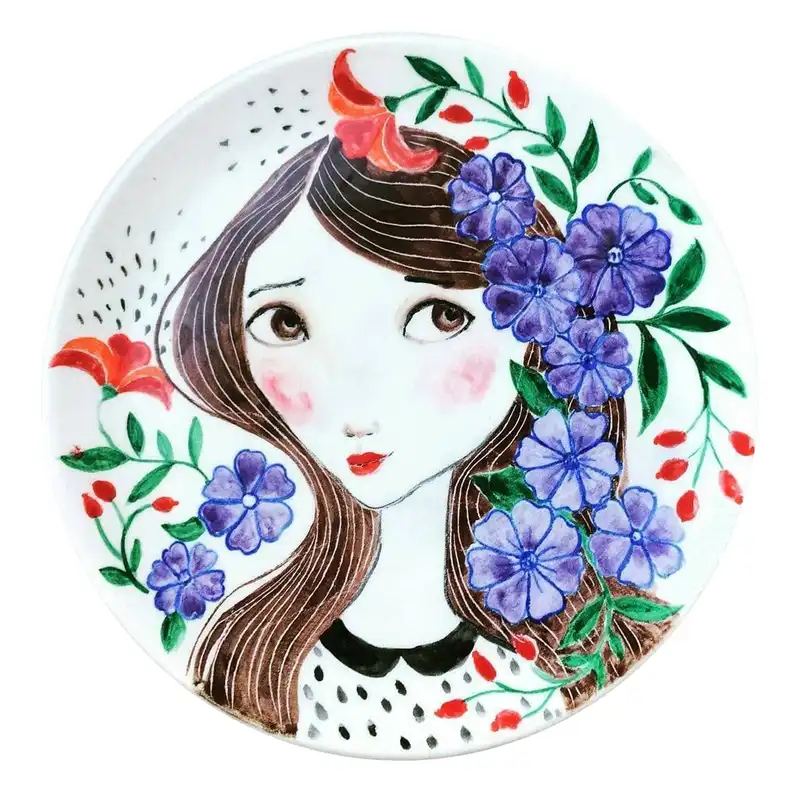 بشقاب سفالی کد D44-S25