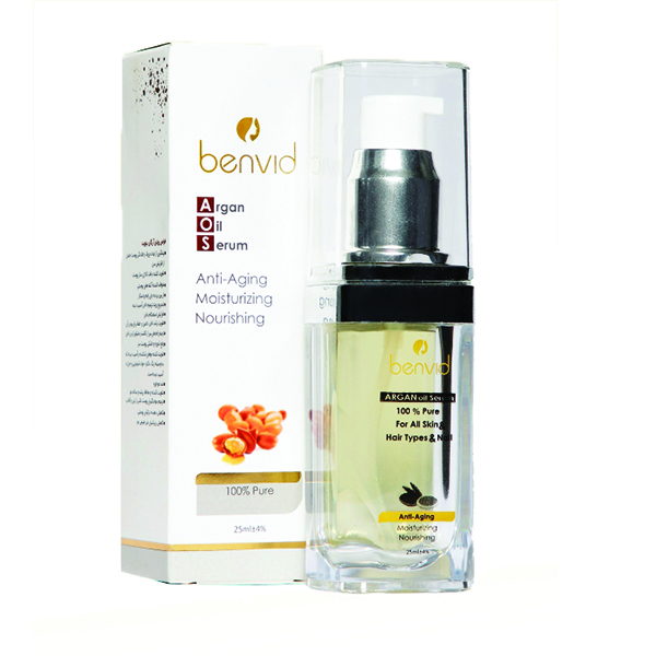 روغن بدن و مو بنوید مدل آرگان حجم 25 میلی لیتر