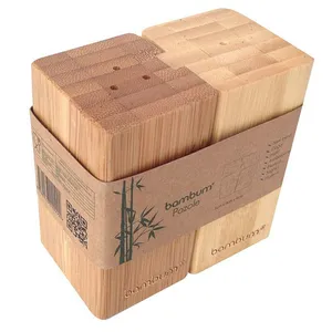 ست نمکدان و فلفل بامبوم مدل BBPZ01 Cubic