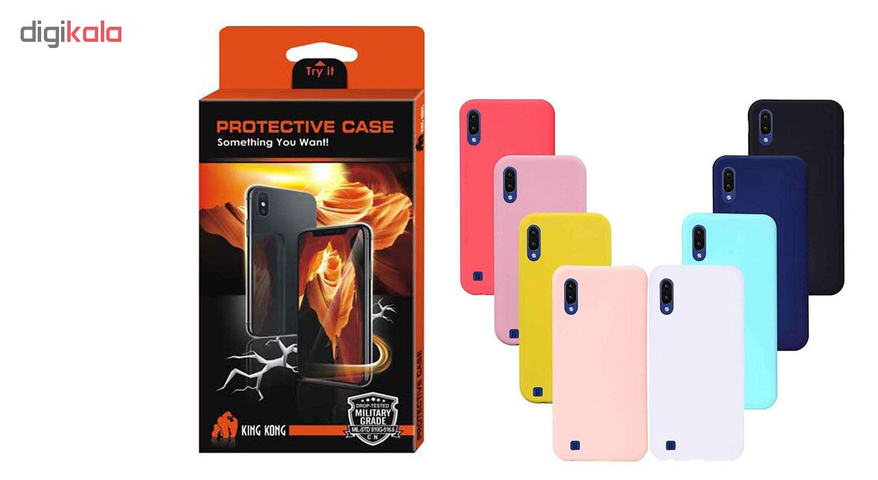 کاور کینگ کونگ مدل SLCN مناسب برای گوشی موبایل سامسونگ Galaxy A10 به همراه محافظ صفحه نمایش 