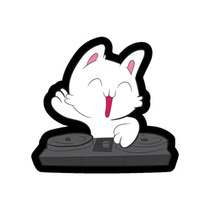 استیکر لپ تاپ طرح گربه کد STL1258