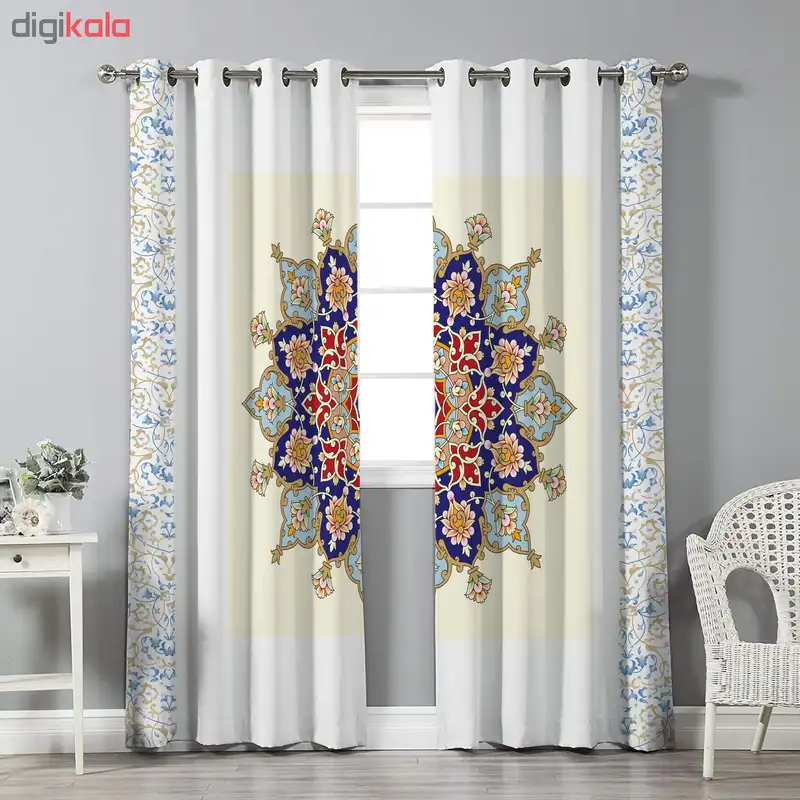 پرده نیروانا مدل pl1188 سایز 280 × 140 سانتی متر