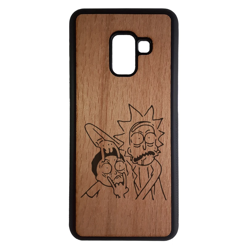 کاور طرح ریک و مورتی کد 1105410943150 مناسب برای گوشی موبایل سامسونگ galaxy a6 plus 2018