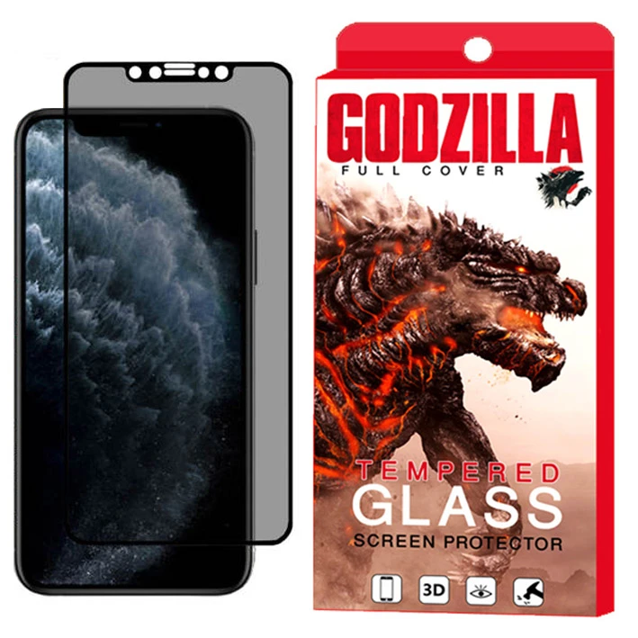 محافظ صفحه نمایش حریم شخصی گودزیلا مدل GGP مناسب برای گوشی موبایل اپل iPhone 11