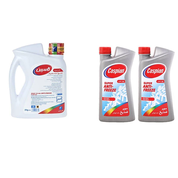 ضدیخ خودرو کاسپین مدل AM 2L50/5021LS مجموعه 3 عددی