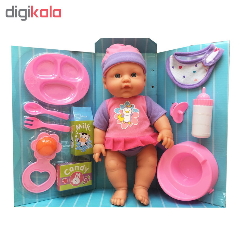 عروسک مدل my little baby کد 16019 ارتفاع 31 سانتی متر