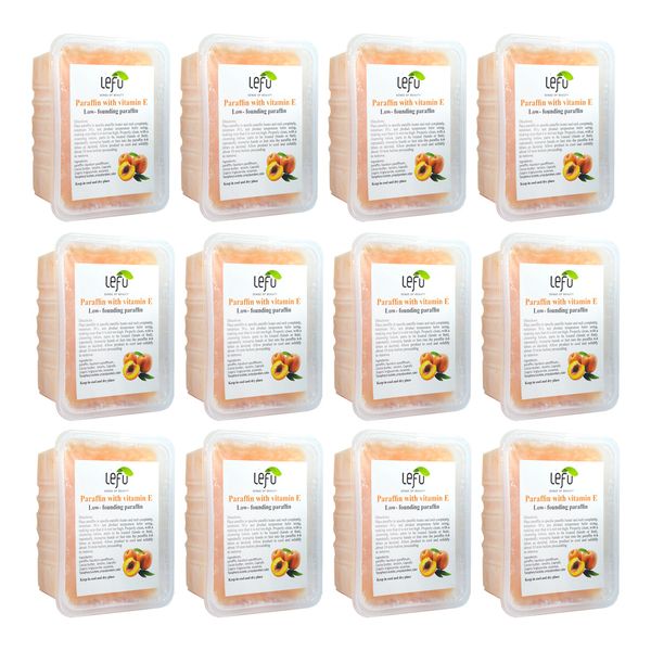 پارافین لفو مدل Peach حجم 500 میلی لیتر مجموعه 12 عددی