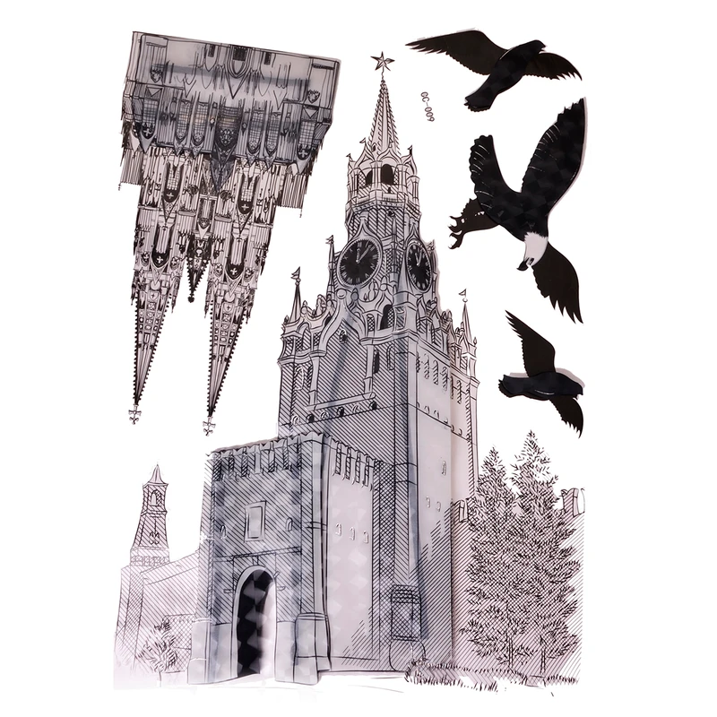 استیکر دیواری مدل ST-003