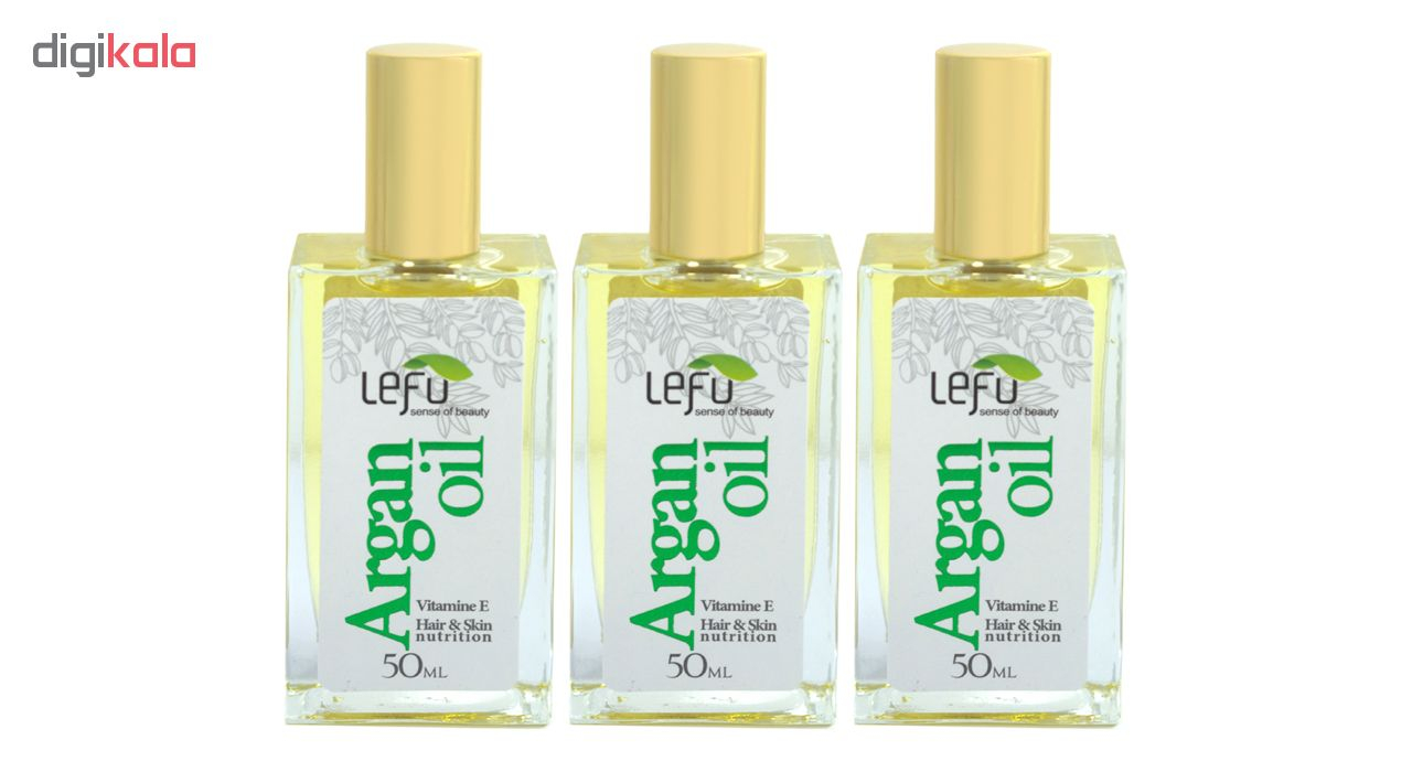 روغن آرگان لفو مدل A3 حجم 50 میلی لیتر مجموعه 3 عددی