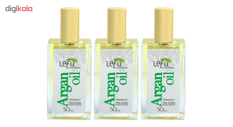 روغن آرگان لفو مدل A3 حجم 50 میلی لیتر مجموعه 3 عددی روغن آرگان لفو مدل A3 حجم 50 میلی لیتر مجموعه 3 عددی