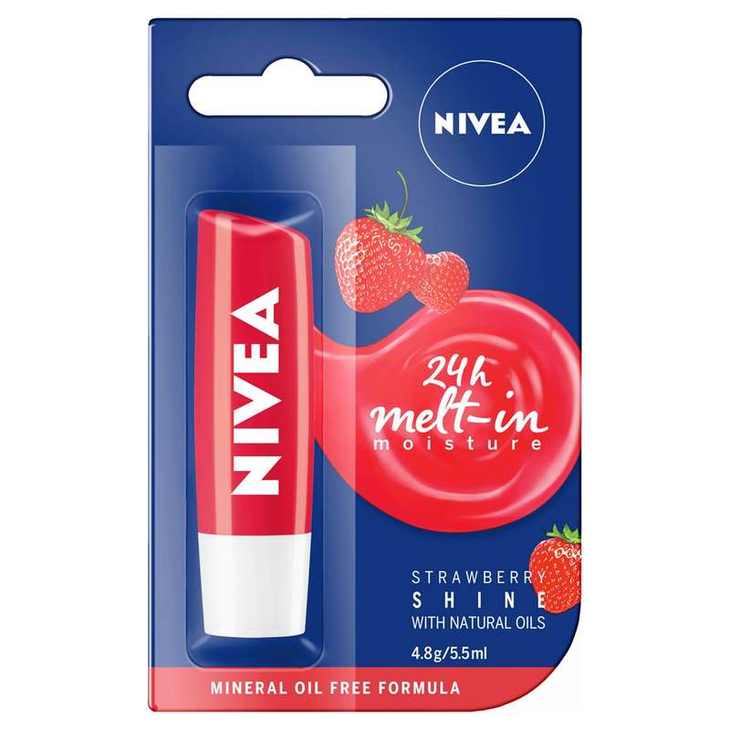 بالم لب نیوآ مدل Strawberry Shine بالم لب نیوآ مدل Strawberry Shine