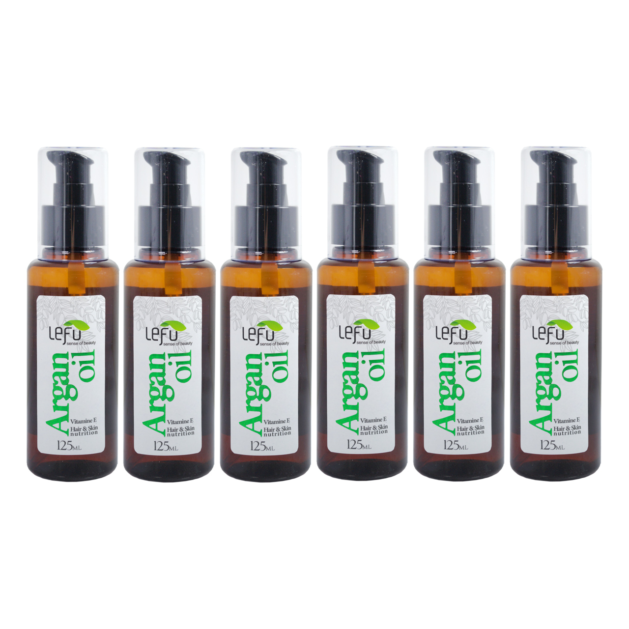 روغن آرگان لفو مدل A2 حجم 125 میلی لیتر مجموعه 6 عددی