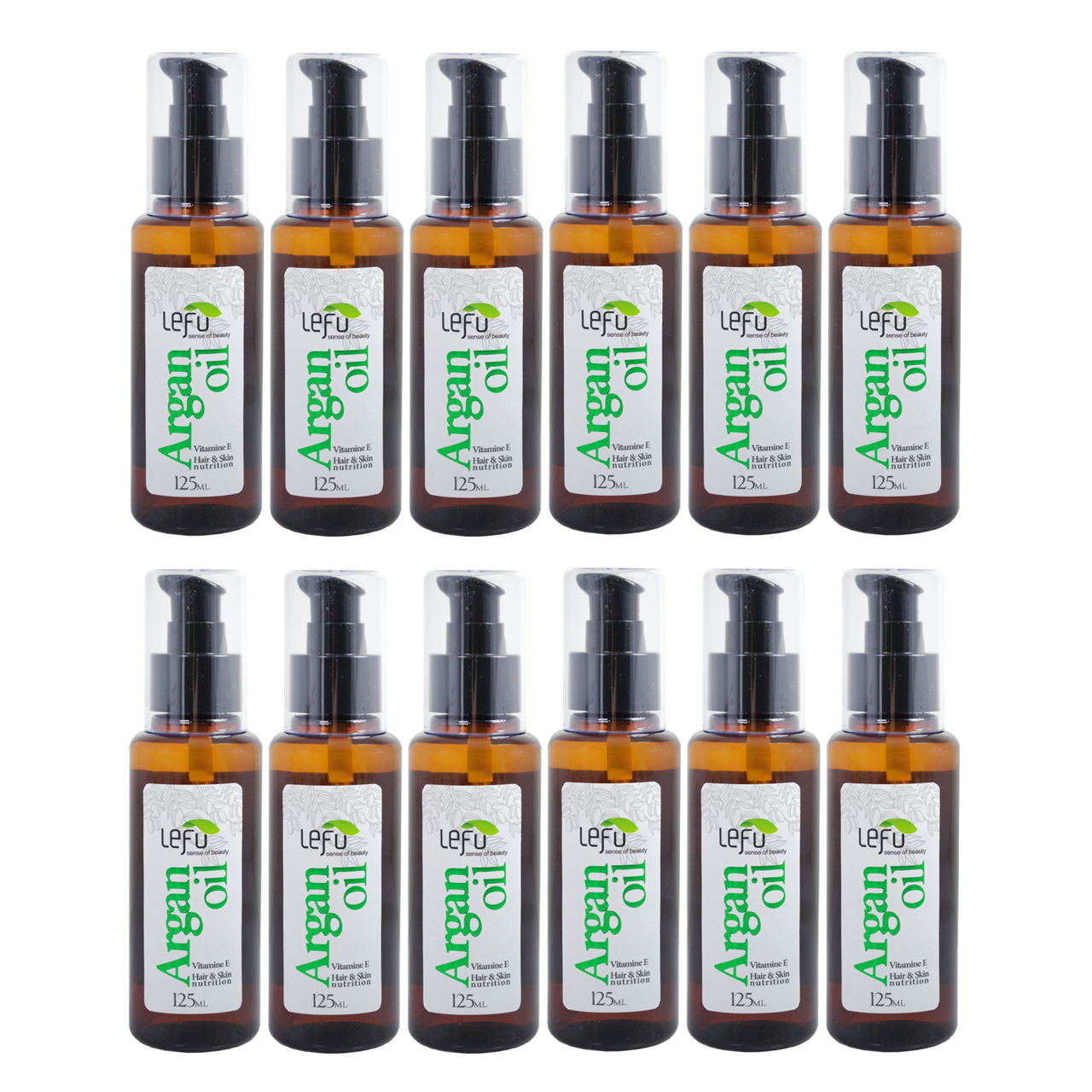 روغن آرگان لفو مدل A1 حجم 125 میلی لیتر مجموعه 12 عددی