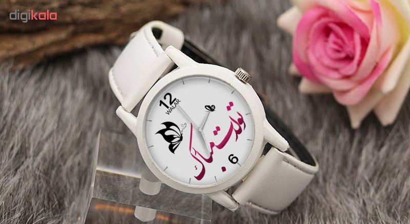 ساعت مچی عقربه ای زنانه والار طرح تولدت مبارک کد LF1674