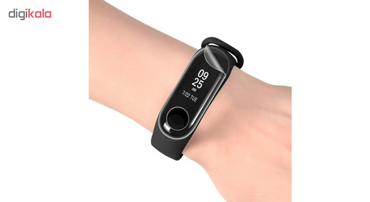 محافظ صفحه نمایش تراستکتور مدل GNF مناسب برای مچ بند هوشمند شیائومی Mi Band 3 بسته 5 عددی