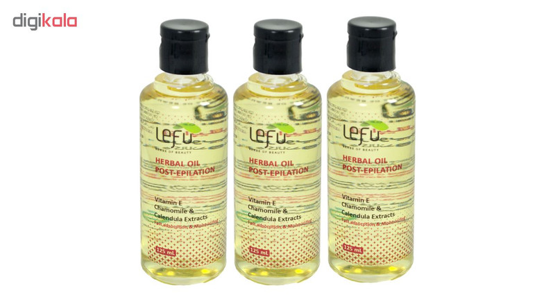 روغن بعد از اپیلاسیون لفو مدل Herbal حجم 125 میلی لیتر مجموعه 3 عددی