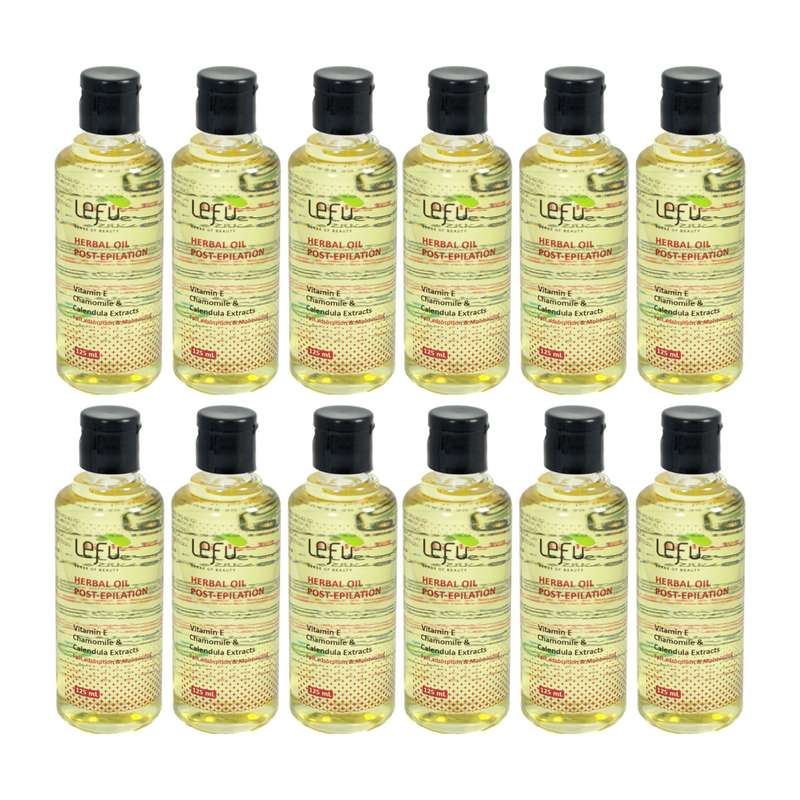 روغن بعد از اپیلاسیون لفو مدل Herbal حجم 125 میلی لیتر مجموعه 12 عددی