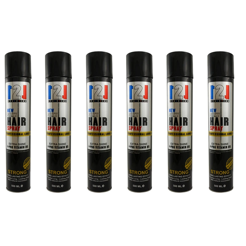 اسپری نگهدارنده مو 121 مدل SILKY Hair حجم 500 میلی لیتر مجموعه 6 عددی
