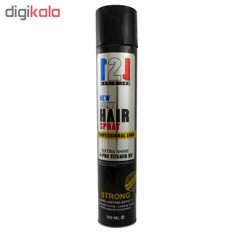 اسپری نگهدارنده مو 121مدل SILKY Hair حجم 500 میلی لیتر