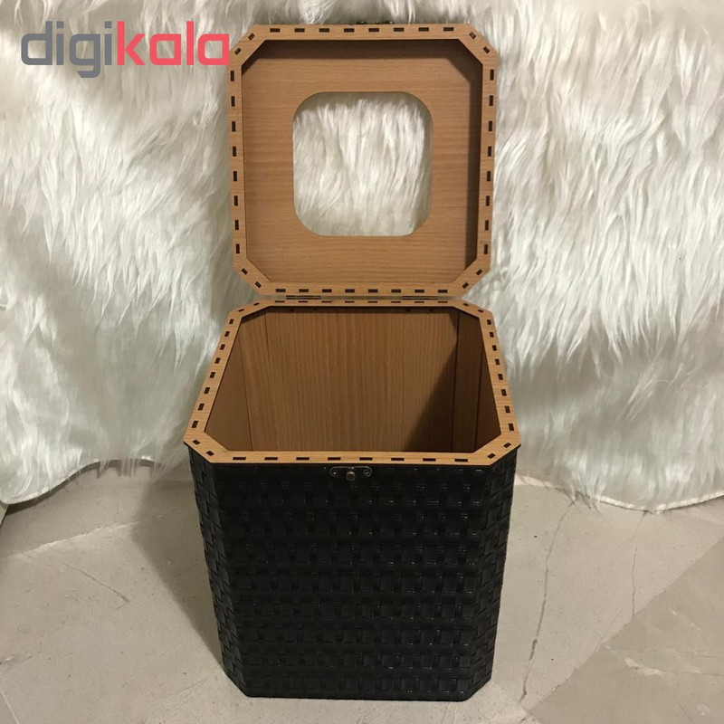 ست سطل و جعبه دستمال کاغذی مدل CHRM01 ست سطل و جعبه دستمال کاغذی مدل CHRM01