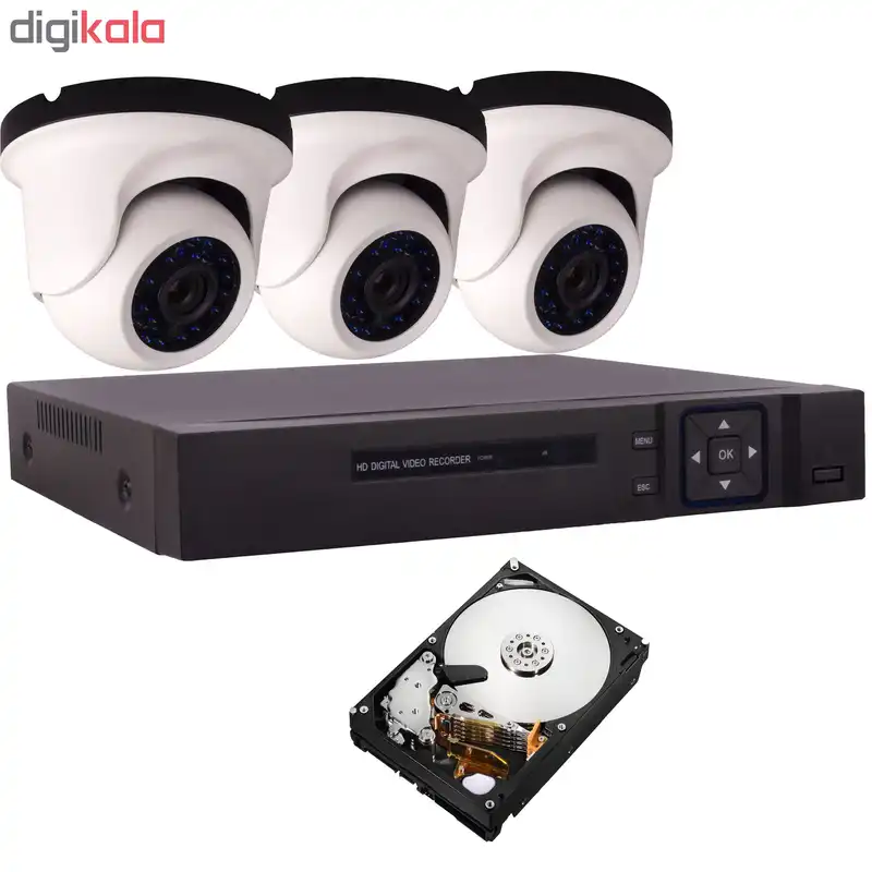 سیستم امنیتی آنالوگ مدل AH2-5004-925-3-HDD